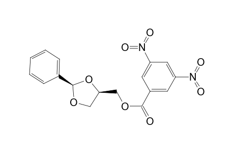1,3-Dioxolane-4-methanol, 2-phenyl-, 3,5-dinitrobenzoate, (2R-cis)-