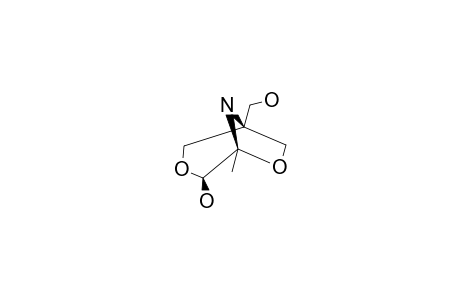 4-HYDROXY-5-METHYL-3,6-DIOXA-8-AZABICYClO-[3.2.1]-OCTANE