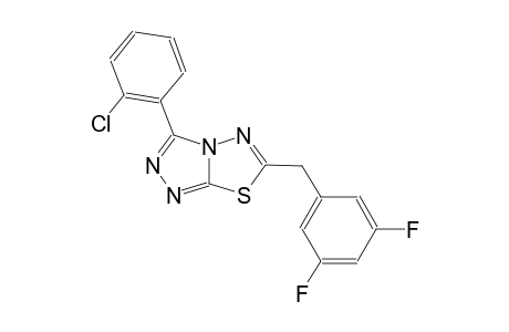 [1,2,4]triazolo[3,4-b][1,3,4]thiadiazole, 3-(2-chlorophenyl)-6-[(3,5-difluorophenyl)methyl]-