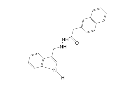 2-Naphthaleneacetic acid, 2-[(indol-3-yl)methyl]hydrazide