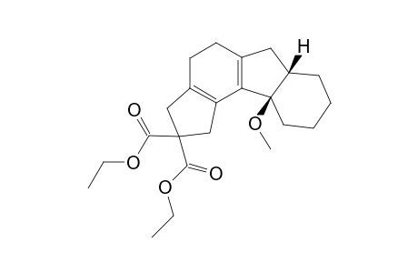 Diethyl cis-10a-methoixy-3,4,5,6,6a,7,8,9,10,10a-decahydro-1H-cyclopenta[c]flurene-2,2-dicarboxylate
