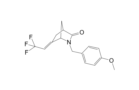 (E)-2-(p-Methoxybenzyl)-6-[2',2',2'-trifluoroethylidene]-2-azabicyclo[2.2.1]hept-5-en-3-one