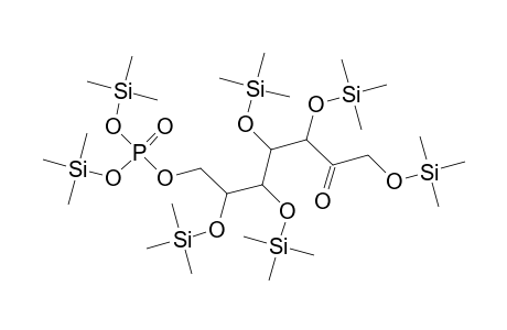 D-altro-2-Heptulose, 1,3,4,5,6-pentakis-O-(trimethylsilyl)-, bis(trimethylsilyl) phosphate