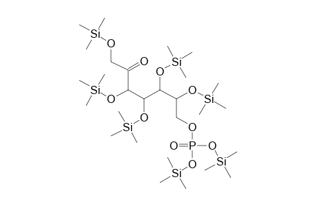 D-Altro-2-heptulose, 1,3,4,5,6-pentakis-o-(trimethylsilyl)-, bis(trimethylsilyl) phosphate