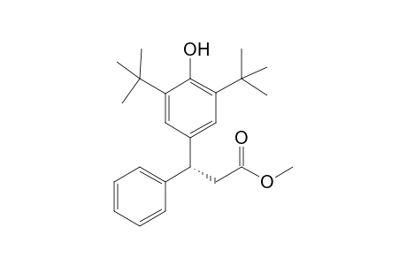 Methyl (R)-3-(3,5-di-tert-butyl-4-hydroxyphenyl)-3-phenylpropanoate