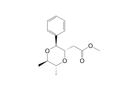 Methyl [(2S,3S,5R,6R)-5,6-dimethyl-3-phenyl-1,4-dioxan-2-yl]acetate