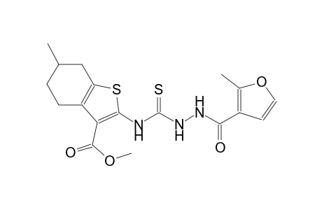 methyl 6-methyl-2-({[2-(2-methyl-3-furoyl)hydrazino]carbothioyl}amino)-4,5,6,7-tetrahydro-1-benzothiophene-3-carboxylate