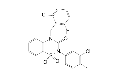 2H-1,2,4-benzothiadiazin-3(4H)-one, 4-[(2-chloro-6-fluorophenyl)methyl]-2-(3-chloro-4-methylphenyl)-, 1,1-dioxide