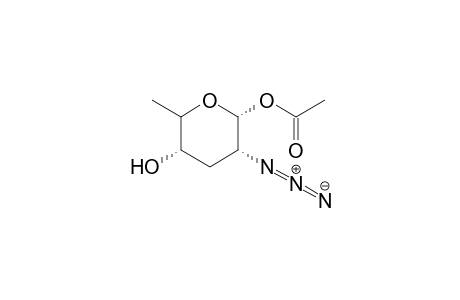 1-O-Acetyl-2-azido-2,3,6-trideoxy-.alpha.-DL-ribo-hexopyranose