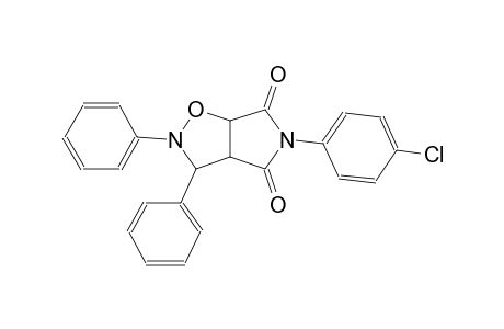 5-(4-chlorophenyl)-2,3-diphenyldihydro-2H-pyrrolo[3,4-d]isoxazole-4,6(3H,5H)-dione