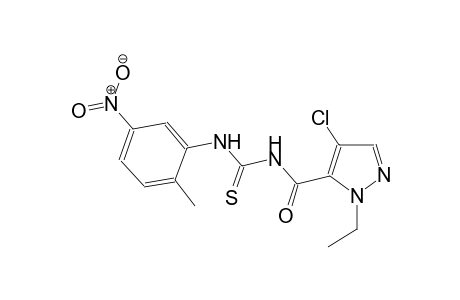 N-[(4-chloro-1-ethyl-1H-pyrazol-5-yl)carbonyl]-N'-(2-methyl-5-nitrophenyl)thiourea