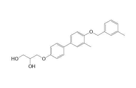 3-[3'-Methyl-4'-(3-methylbenzyloxy)biphenyl-4-yloxy]propane-1,2-diol