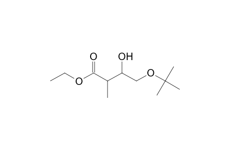 3-Hydroxy-2-methyl-4-[(2-methylpropan-2-yl)oxy]butanoic acid ethyl ester
