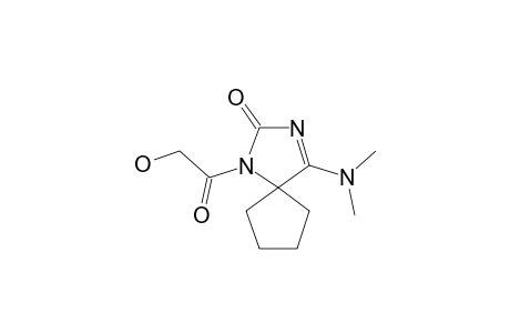 4-(Dimethylamino)-1-(2-hydroxyacetyl)-1,3-diazaspiro[4.4]non-3-en-2-one