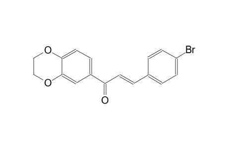 (2E)-3-(4-Bromophenyl)-1-(2,3-dihydro-1,4-benzodioxin-6-yl)-2-propen-1-one