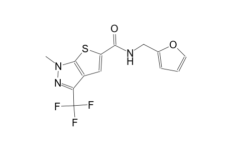 1H-thieno[2,3-c]pyrazole-5-carboxamide, N-(2-furanylmethyl)-1-methyl-3-(trifluoromethyl)-