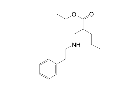 Ethyl 2-([(2-phenylethyl)amino]methyl)pentanoate