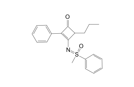N-(3-oxo-2-phenyl-4-propylcyclobut-1-en-1-yl)-S,S-methylphenylsulfoximine