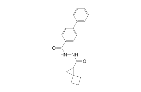 Hydrazine, N-(4-biphenylcarbonyl)-N'-(1-spiro[2.3]hexanoyl)-