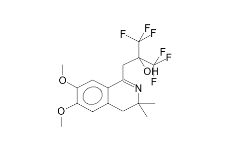1-(2-HYDROXY-2-TRIFLUOROMETHYL-3,3,3-TRIFLUOROPROPYL)-3,3-DIMETHYL-6,7-DIMETHOXY-3,4-DIHYDROISOQUINOLINE