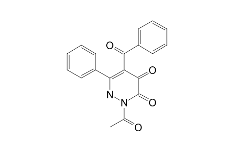 2-ACETYL-5-BENZOYL-6-PHENYL-1,2-DIHYDRO-PYRIDAZINE-3,4-DIONE