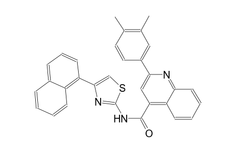 2-(3,4-dimethylphenyl)-N-[4-(1-naphthyl)-1,3-thiazol-2-yl]-4-quinolinecarboxamide