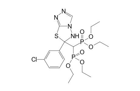 Tetraethyl (6-(3-chlorophenyl)-5,6-dihydro-[1,2,4]triazolo[3,4-b][1,3,4]thiadiazol-6-yl)-methylenediphosphonate
