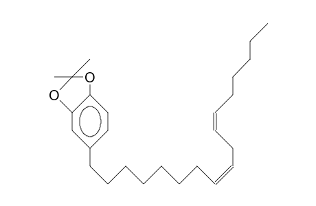 (Z,Z)-6-(Heptadeca-8',11'-dienyl)-2,2-dimethyl-1 2-benzodioxole