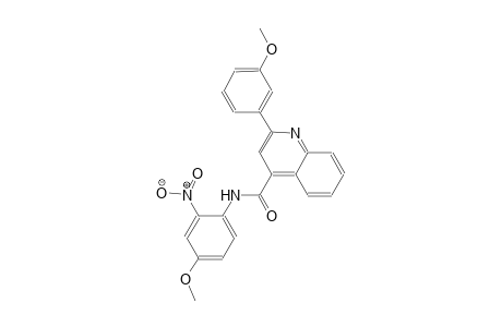 N-(4-methoxy-2-nitrophenyl)-2-(3-methoxyphenyl)-4-quinolinecarboxamide