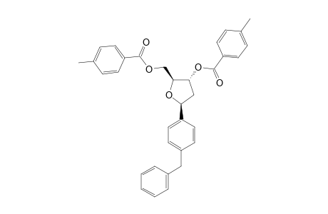 1-BETA-(4-BENZYLPHENYL)-1,2-DIDEOXY-3,5-DI-O-(4-TOLUOYL)-D-RIBOFURANOSIDE