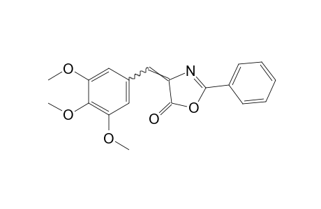 2-phenyl-4-(3,4,5-trimethoxybenzylidene)-2-oxazolin-5-one