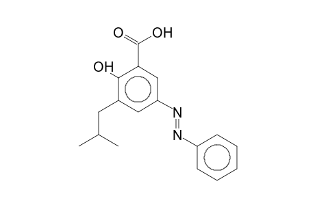 Salicylic acid, 3-isobutyl-4-phenylazo-