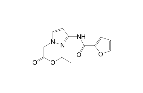 1H-Pyrazole-1-acetic acid, 3-[(2-furanylcarbonyl)amino]-, ethyl ester