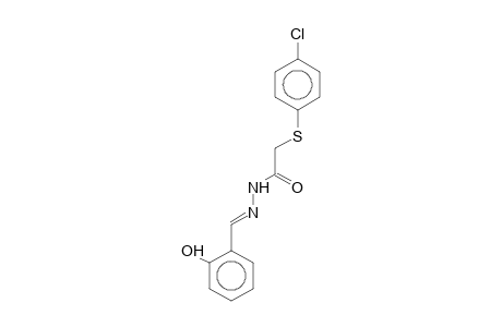 2-[(4-Chlorophenyl)sulfanyl]-N'-[(E)-(2-hydroxyphenyl)methylidene]acetohydrazide