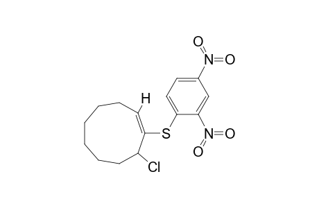 E-3-CHLORO-1-CYCLONONEN-2-YL-2',4'-DINITROPHENYL-SULPHIDE