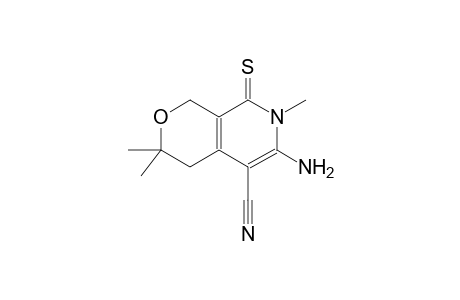 6-amino-3,3,7-trimethyl-8-thioxo-3,4,7,8-tetrahydro-1H-pyrano[3,4-c]pyridine-5-carbonitrile