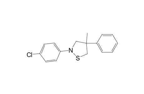 Isothiazolidine, 2-(4-chlorophenyl)-4-methyl-4-phenyl-