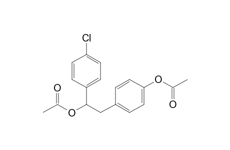 (+-)-2-(4'-Acetoxyphenyl)-1-(4''-chlorophenyl)ethyl acetate