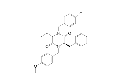 (3S,6R)-N,N'-BIS-(4-METHOXYBENZYL)-3-ISOPROPYL-6-BENZYLPIPERAZINE-2,5-DIONE