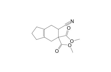 Dimethyl 6-cyano-2,3,6,7-tetrahydro-1H-indene-5,5(4H)-dicarboxylate