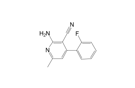 Pyridine-3-carbonitrile, 2-amino-4-(2-fluorophenyl)-6-methyl-