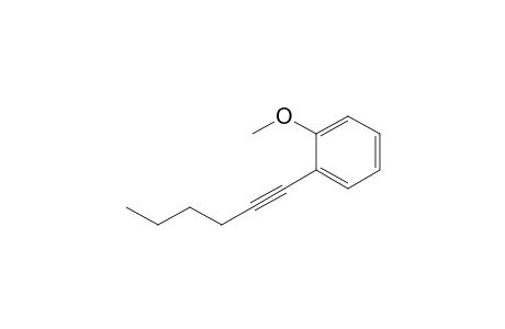 1-(1-Hexynyl)-2-methoxybenzene
