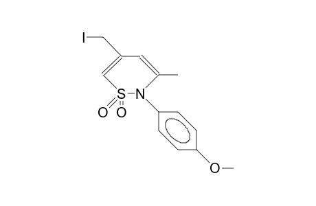 2-Iodomethyl-4-methyl-N-(4-methoxy-phenyl)-1,3-butadiene-1,4-sultame
