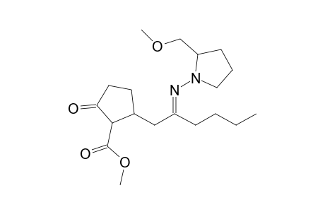 Methyl 2-[2'-(2"-methoxymethylpyrrolidin-1"-ylimino)hexyl]-5-oxocyclopentane-1-carboxylate