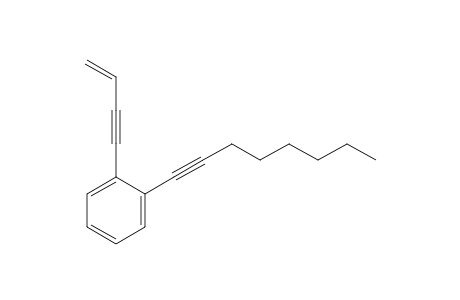 Benzene, 1-(3-buten-1-ynyl)-2-(1-octynyl)-
