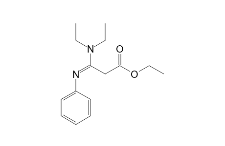 ETHYL-3-DIETHYLAMINO-3-PHENYLIMINOPROPANOATE
