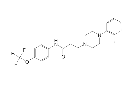3-(4-O-Tolyl-piperazin-1-yl)-N-(4-trifluoromethoxy-phenyl)-propionamide
