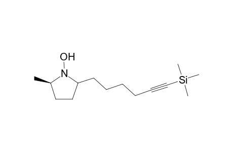 (2R*,5S*)-1-Hydroxy-2-methyl-4-(6'-trimethylsilyl-5'-hexynyl)pyrrolodine