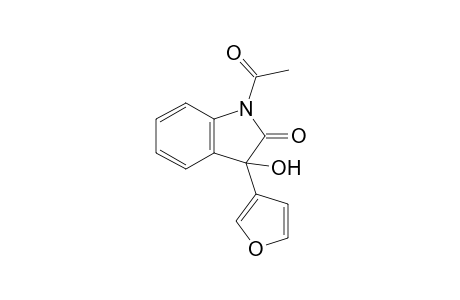 1-Acetyl-3-(3-furanyl)-3-hydroxy-2-indolone