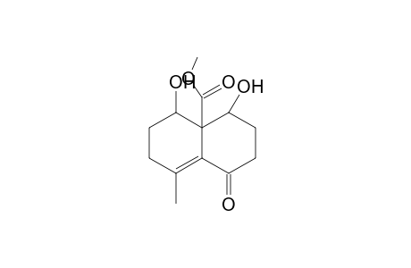 1-Methyl-4a-(methoxycarbonyl)-8-oxo-2,3,4,4a,5,6,7,8-octahydronaphthalene-4,5-dicarboxylic acid